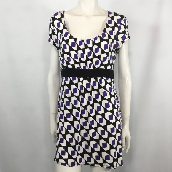 Cleo Purple Print Tunic Top - Picture 1 of 3